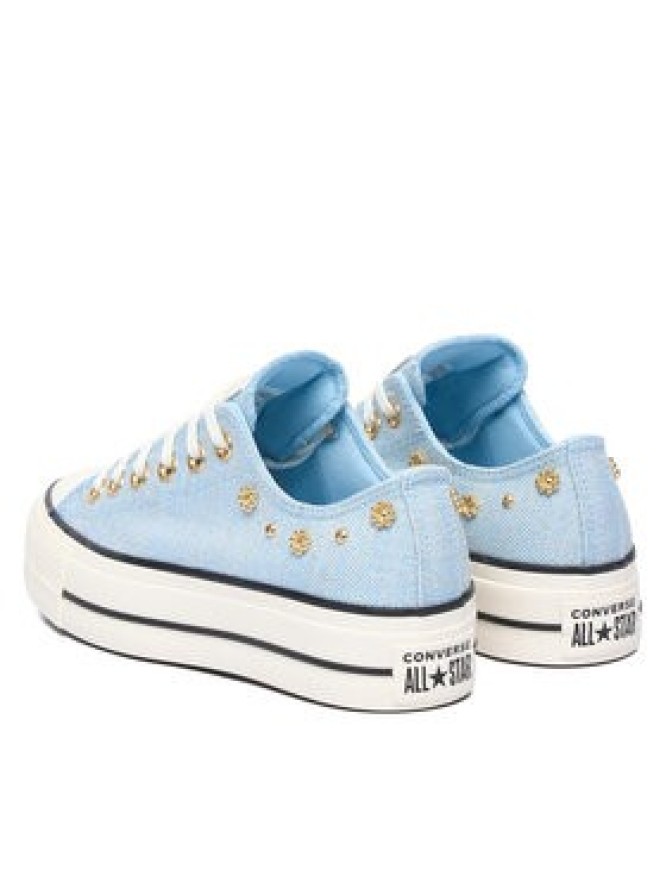 Converse Trampki Chuck Taylor All Star Heathered Glam A17596C Niebieski