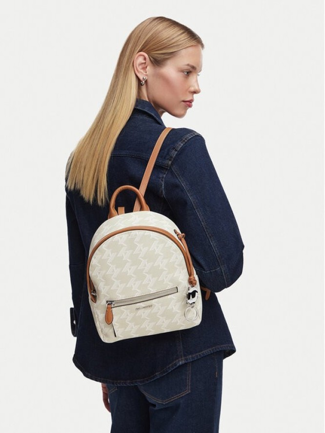 KARL LAGERFELD Plecak B3W30137 Kremowy