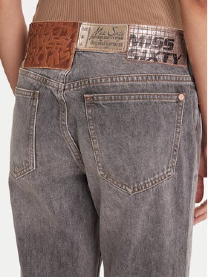 Miss Sixty Jeansy 6S1JJ47800 Szary Flare Fit