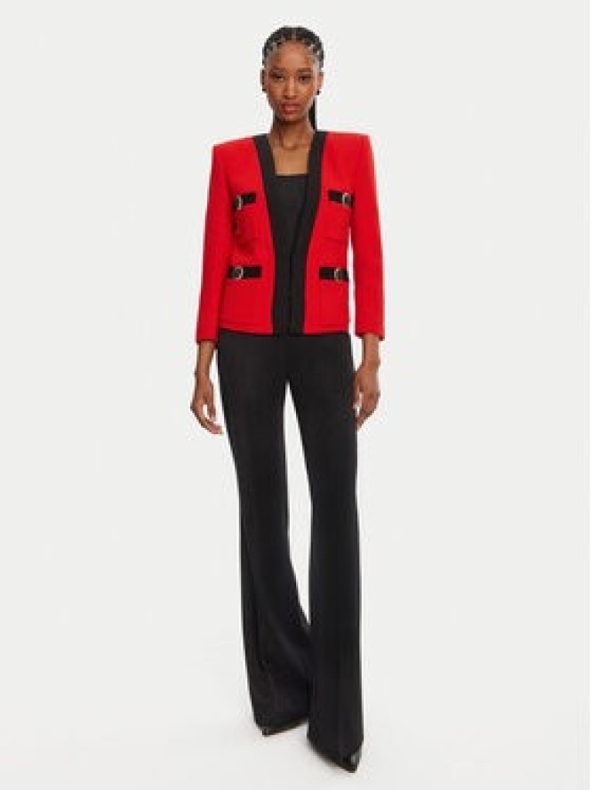 Balmain Spodnie materiałowe DF1PO104WC09 Czarny Regular Fit