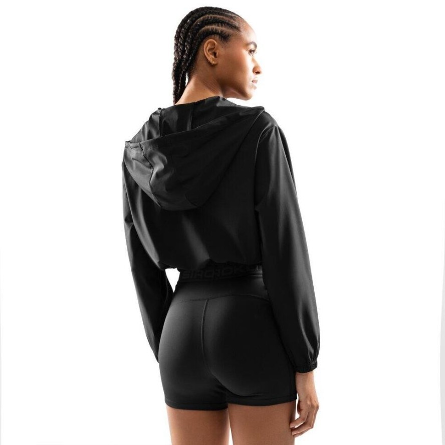 Damska krótka ultralekka treningowa kurtka wiatrówka Fitness Siroko Pando