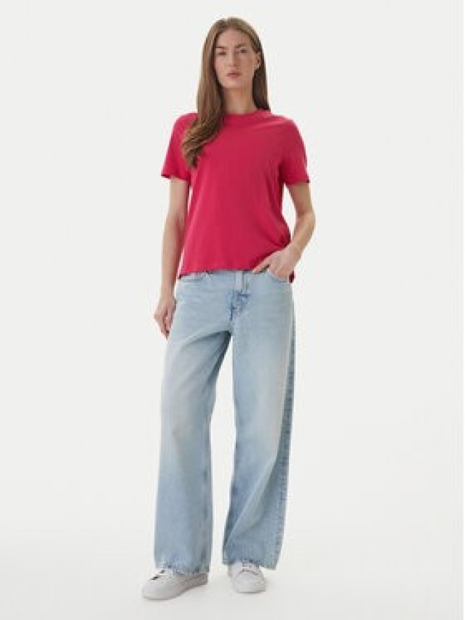 Vero Moda T-Shirt Paulina 10316991 Różowy Regular Fit
