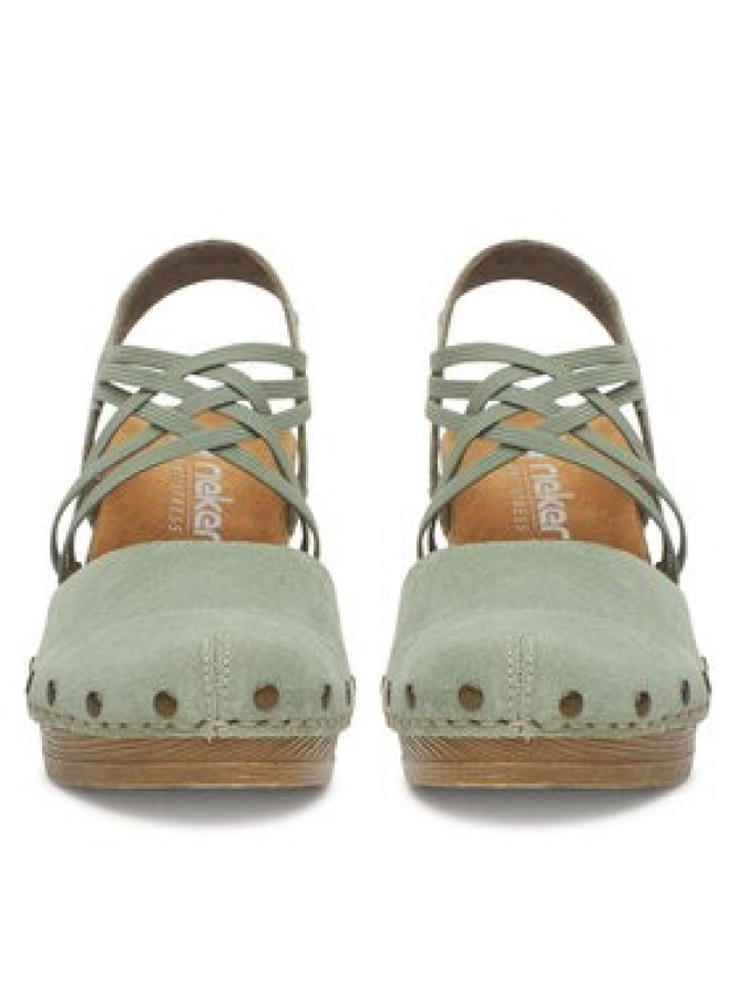 Rieker Sandały 66778-52 Zielony