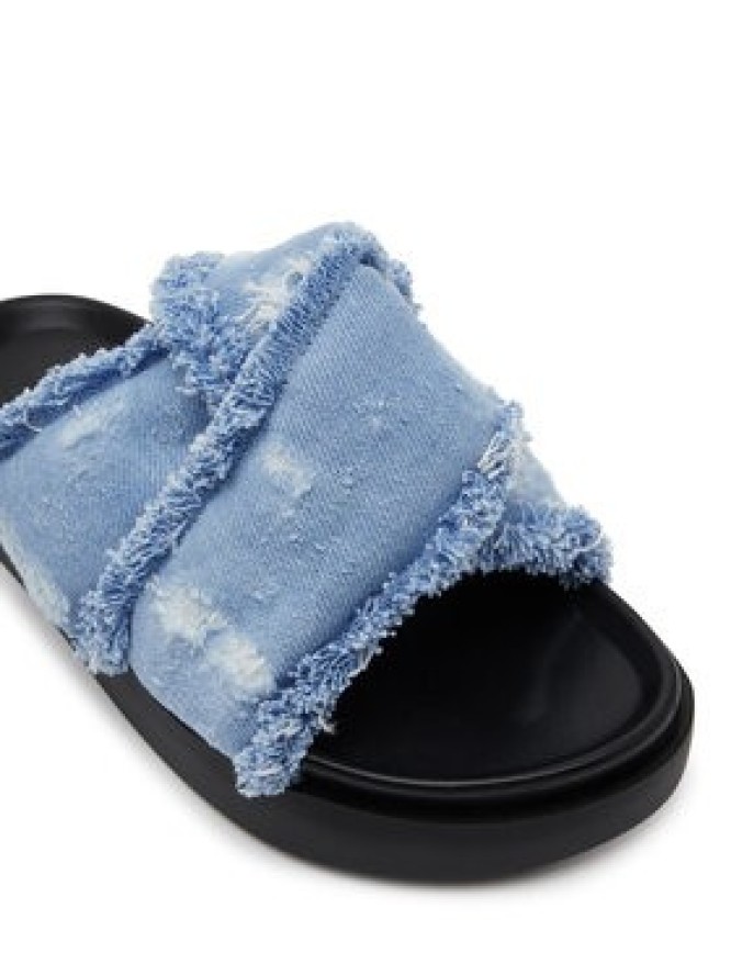 Inuikii Klapki Soft Crossed Jeans 70104-142 Błękitny