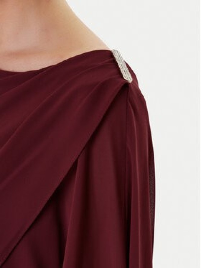 Joseph Ribkoff Sukienka koktajlowa 251720F25 Bordowy Regular Fit