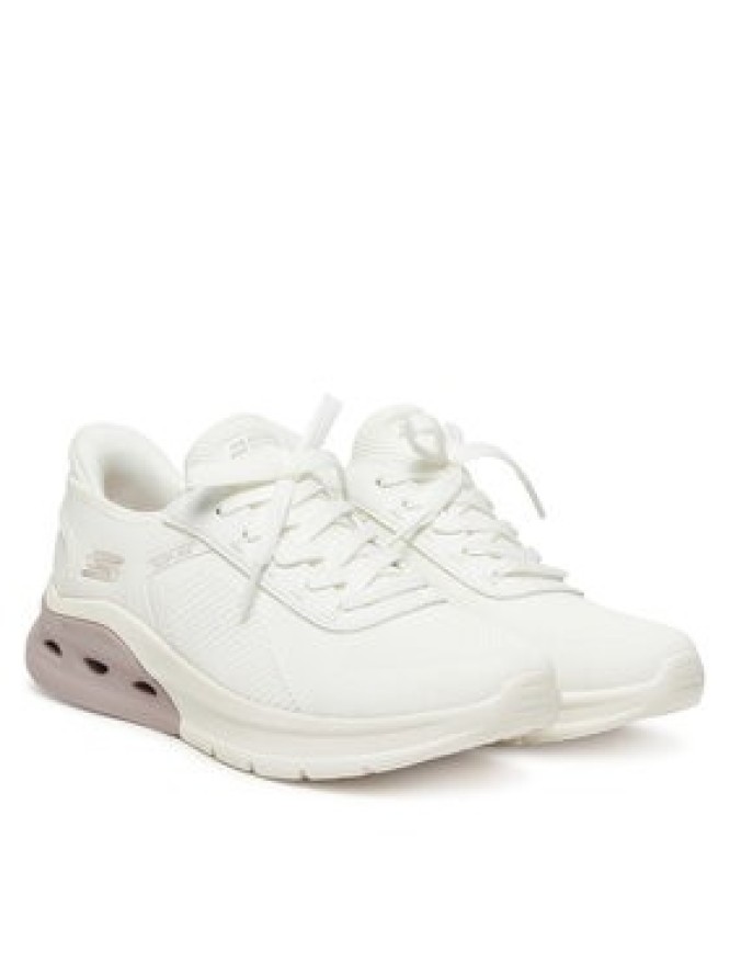 Skechers Sneakersy Bobs Arc Waves 2.0-Now It 117638/OFWT Biały