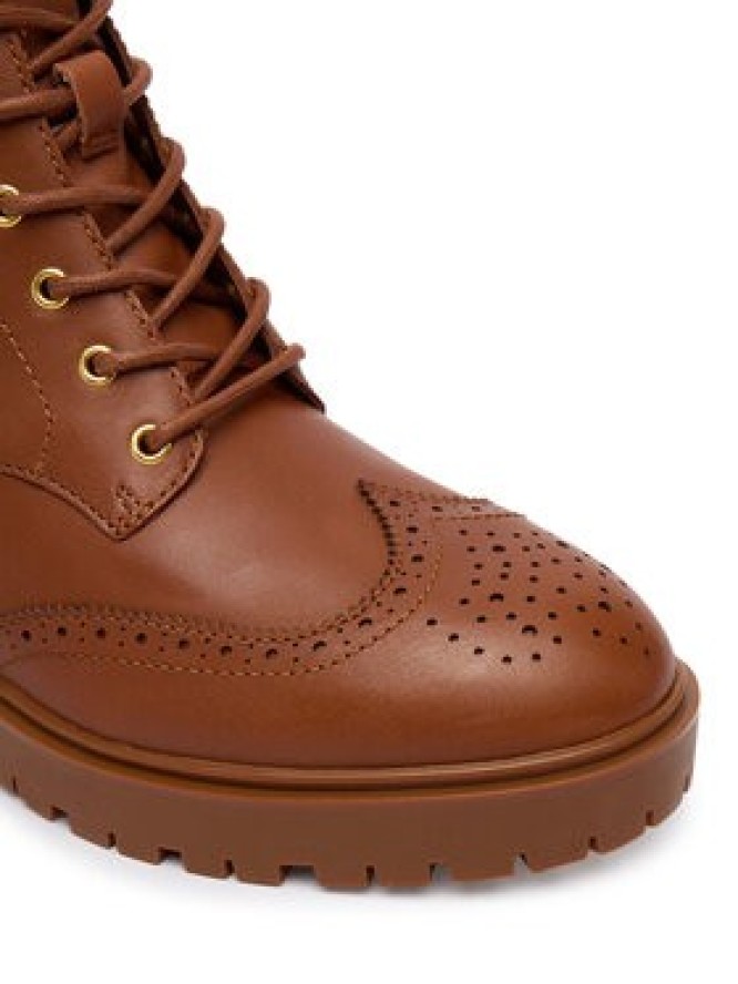 LAUREN RALPH LAUREN Trzewiki Alysn 802977885001 Brązowy