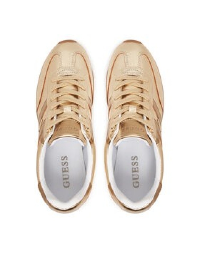 Guess Sneakersy FLTSAP LEM12 Złoty