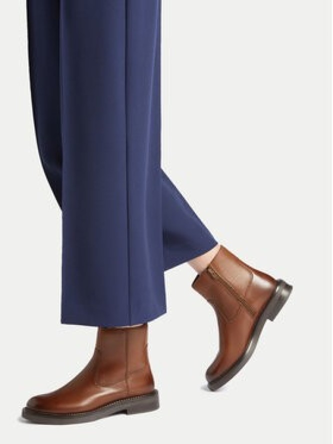 Geox Botki D Serilda D46WYB 00043 C6002 Brązowy