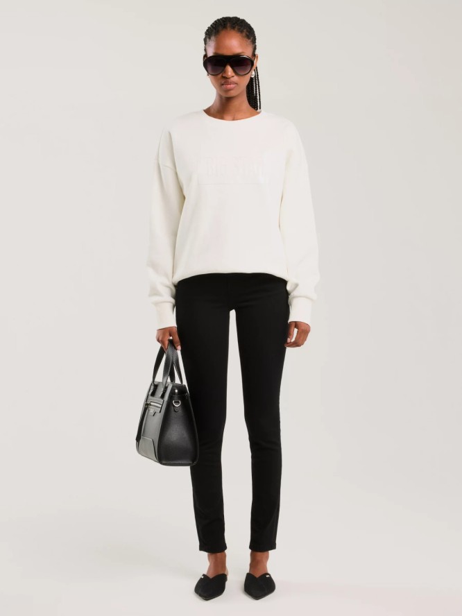 Bluza damska z aplikacją biała Oneidea 100