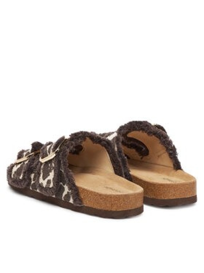 DeeZee Klapki W24Q11953 Brązowy