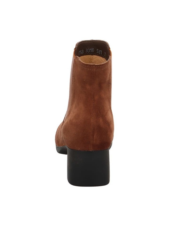 Think! Skórzane botki w kolorze jasnobrązowym rozmiar: 42