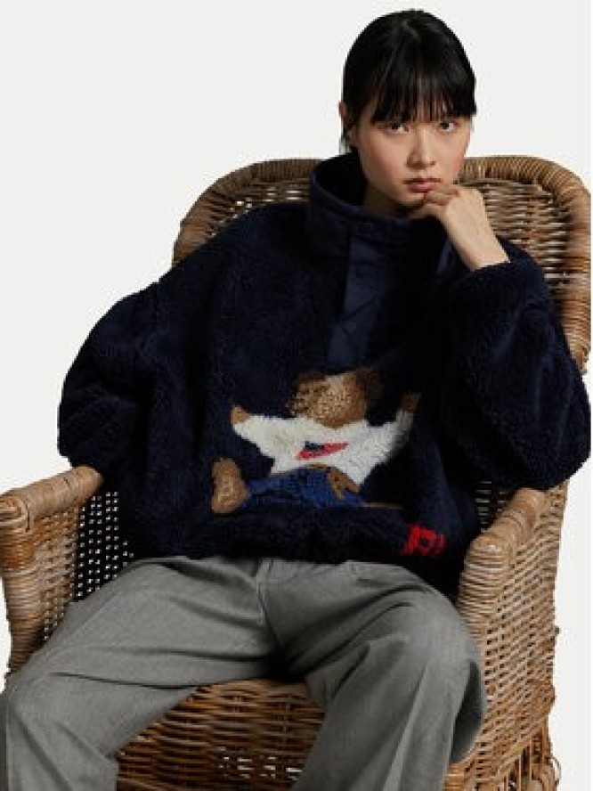 Polo Ralph Lauren Polar 211971768001 Granatowy Relaxed Fit