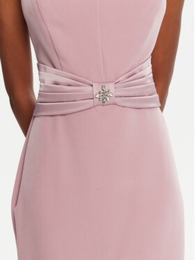 Rinascimento Sukienka koktajlowa CFC0125073003 Różowy Slim Fit