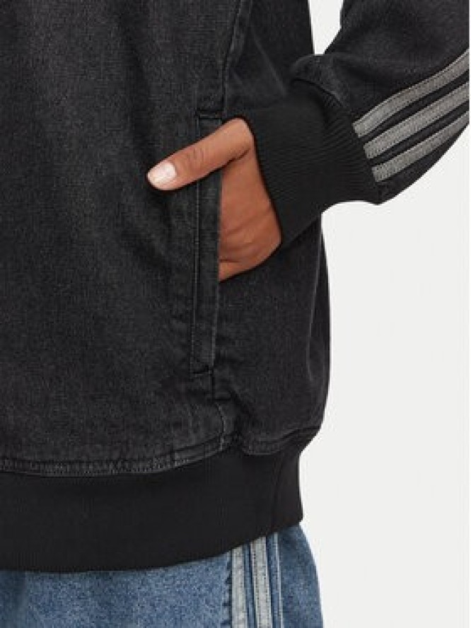 adidas Kurtka jeansowa Sst KQ6471 Czarny Oversize