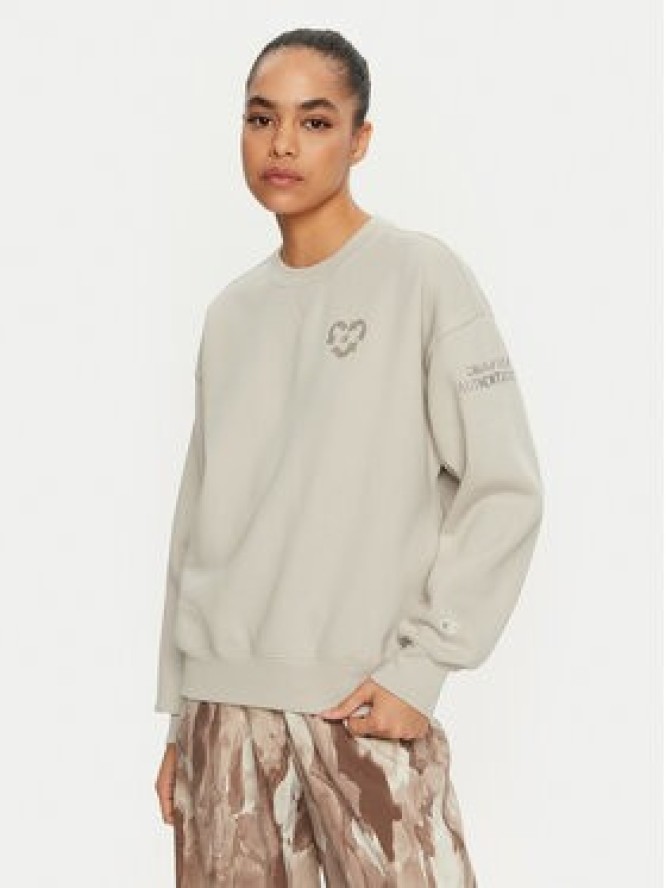 Champion Bluza 117494 Écru Loose Fit