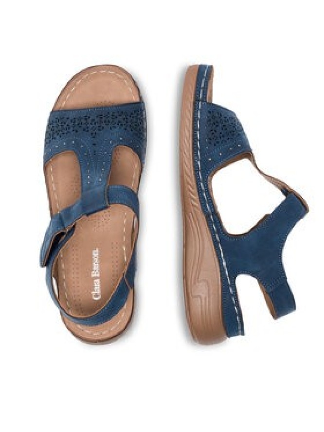 Clara Barson Sandały WYL05010-15 Granatowy