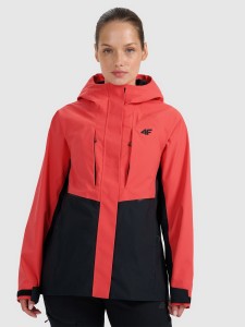4F Kurtka trekkingowa membrana 10000 damska - pomarańczowa XL