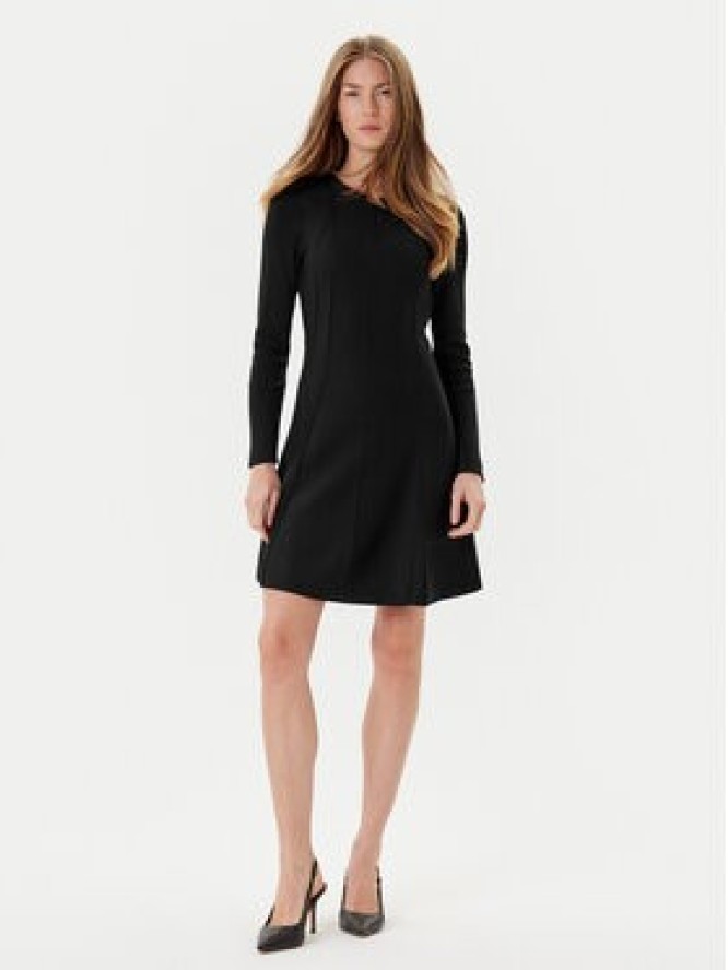 TWINSET Sukienka dzianinowa 252TP3640 Czarny Slim Fit