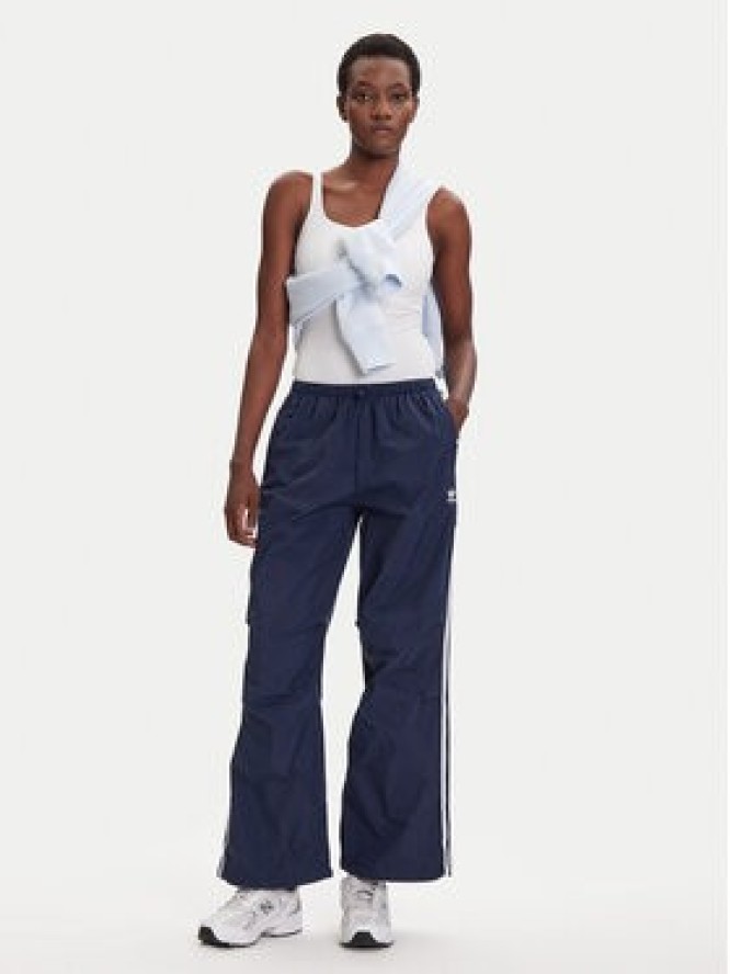 adidas Spodnie dresowe 3-Stripes JD3127 Granatowy Loose Fit