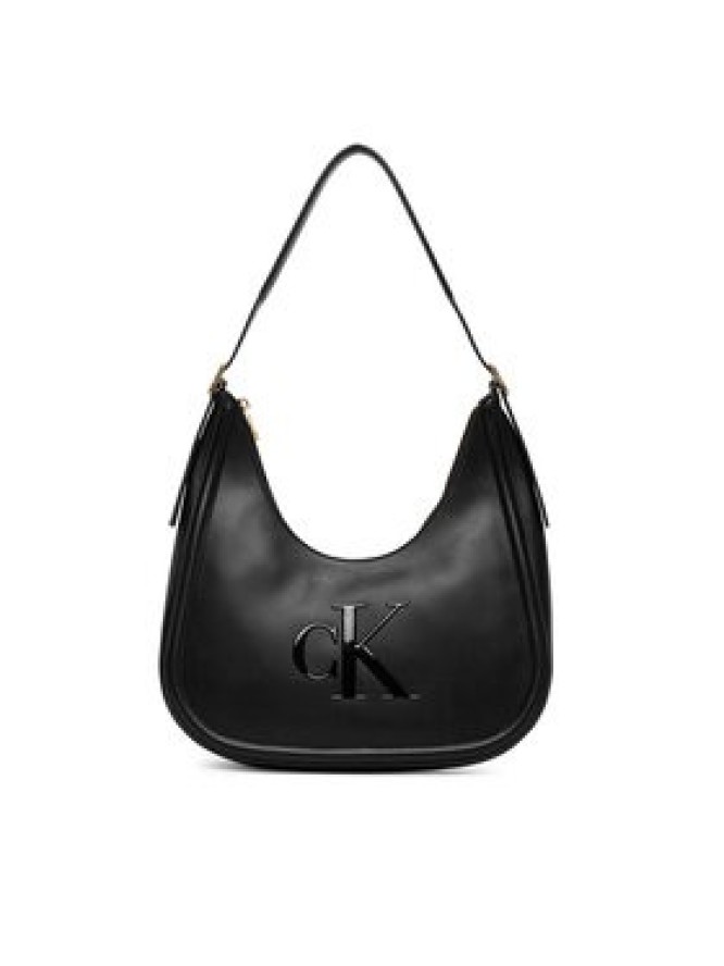 Calvin Klein Torebka Bold Ck Crescent Bag LV04F3427G Czarny