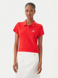 Tommy Hilfiger Polo 1985 Logo WW0WW49259 Czerwony Slim Fit