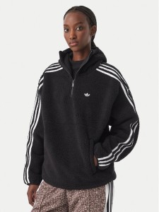 adidas Bluza Adiluna Season 2 X Jennie Fleece Hoodie Jacket LD8926 Czarny Regular Fit