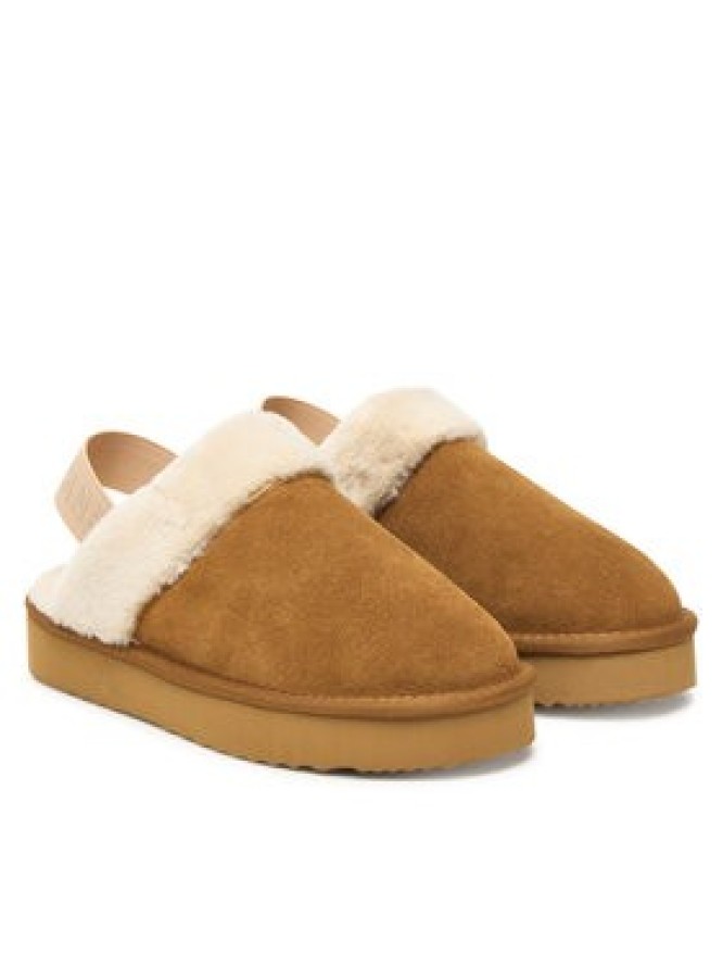 Pepe Jeans Kapcie Dissy Tape W PLS100001 Brązowy