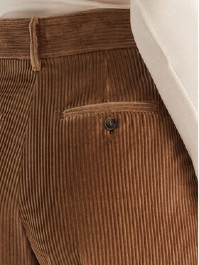 Weekend Max Mara Spodnie materiałowe Tania 2525136092 Brązowy Wide Leg