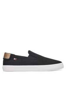 Tommy Hilfiger Tenisówki Vulc Canvas Slip-On Sneaker FW0FW08645 Czarny
