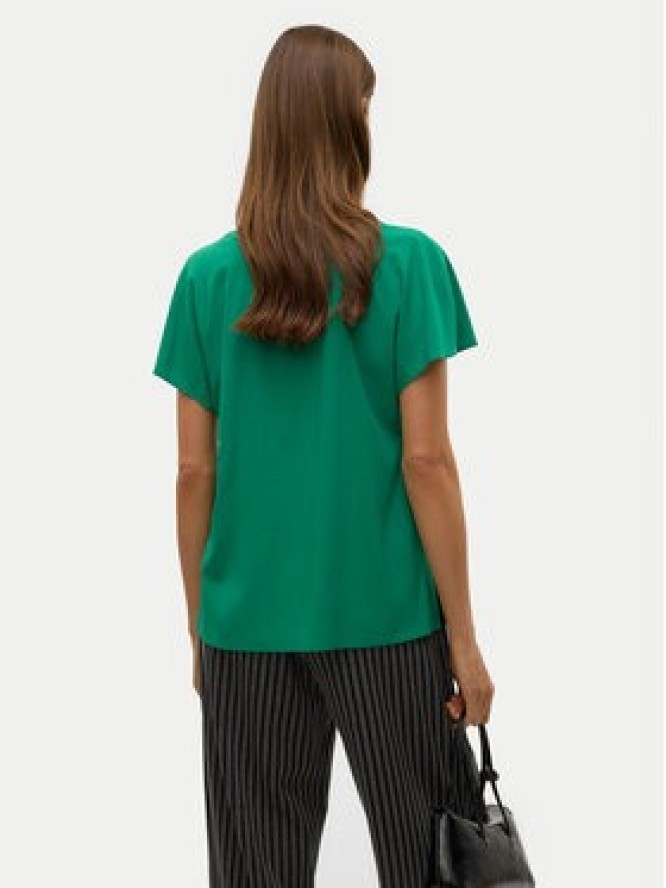 Vero Moda Bluzka Bella 10327551 Zielony Regular Fit