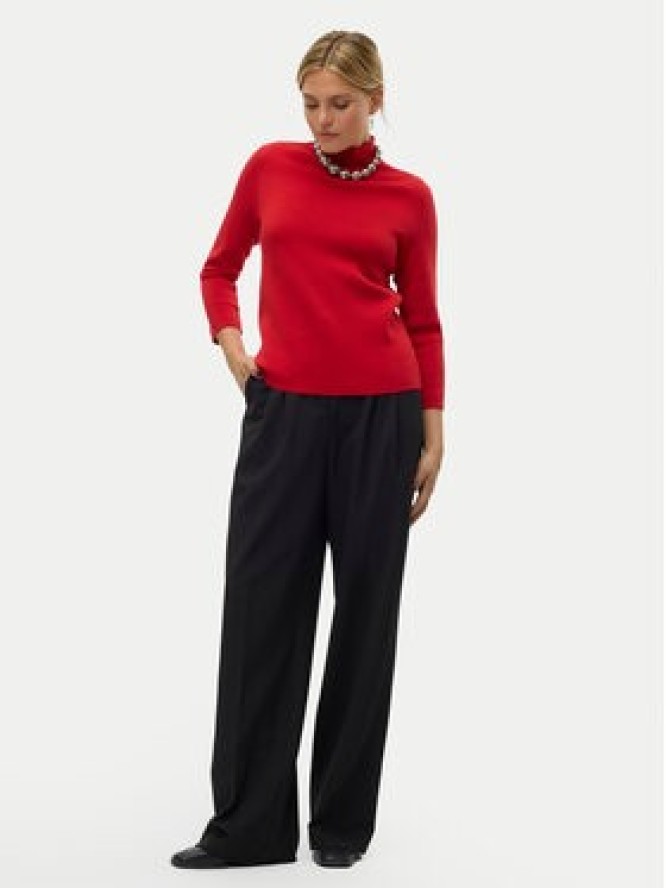 Vero Moda Golf Gold 10320585 Czerwony Regular Fit