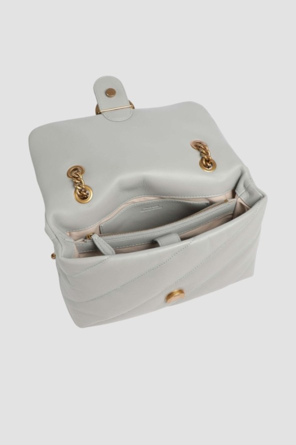 PINKO Szara listonoszka damska Love Puff Classic