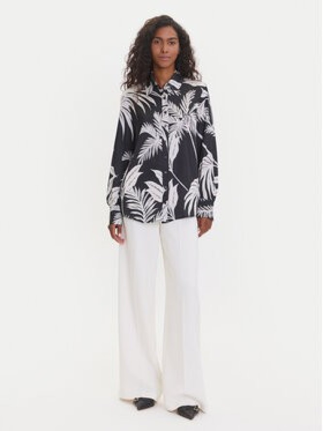 Guess Koszula W5YH03 WF1T2 Czarny Regular Fit