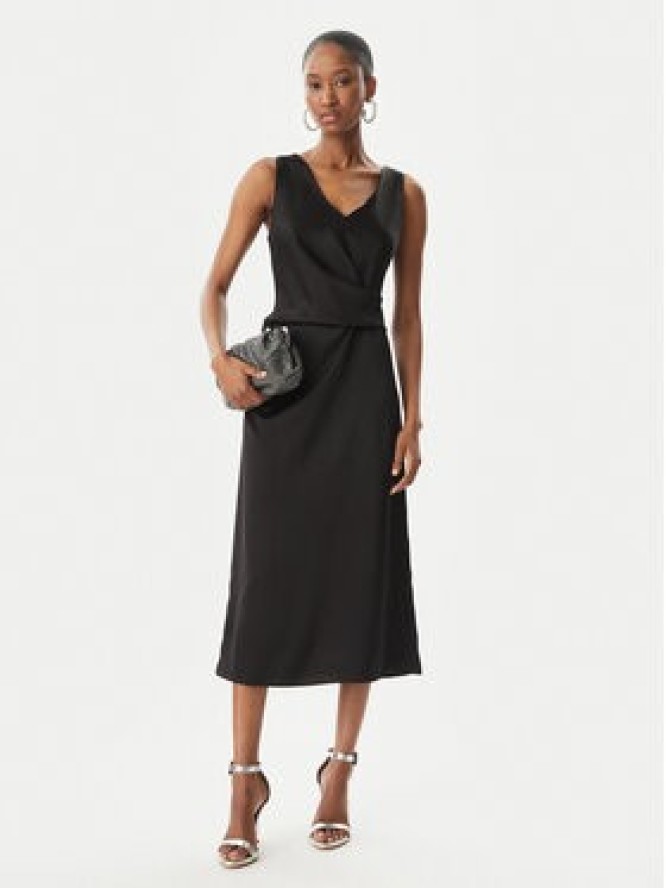 Rinascimento Sukienka koktajlowa CFC0122928003 Czarny Regular Fit