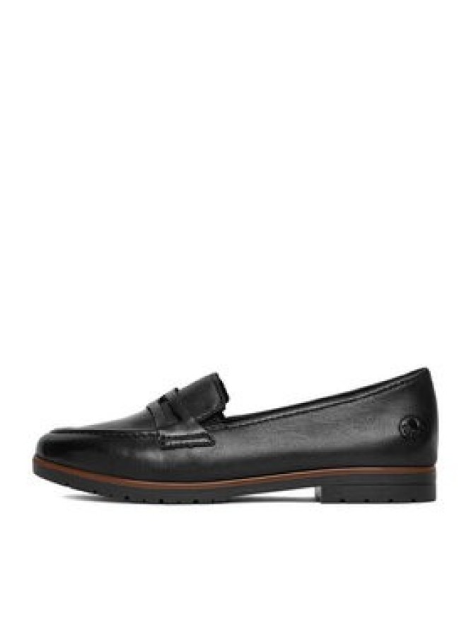 Rieker Loafersy 45300-02 Czarny
