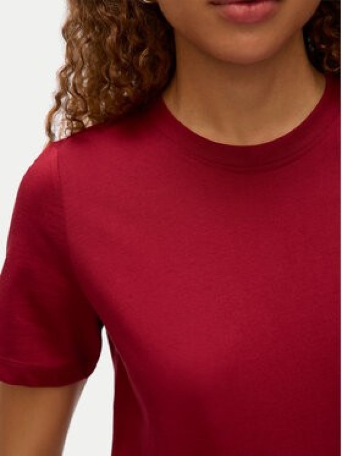 Vero Moda T-Shirt Paulina 10316991 Czerwony Regular Fit