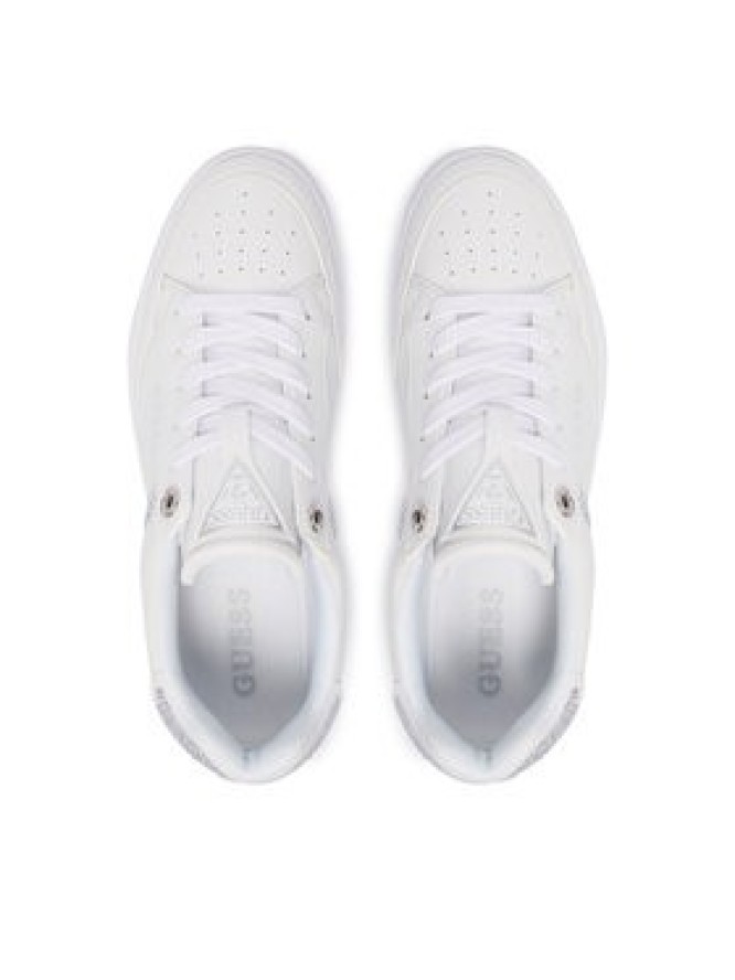 Guess Sneakersy FLTGX3 ELE12 Biały