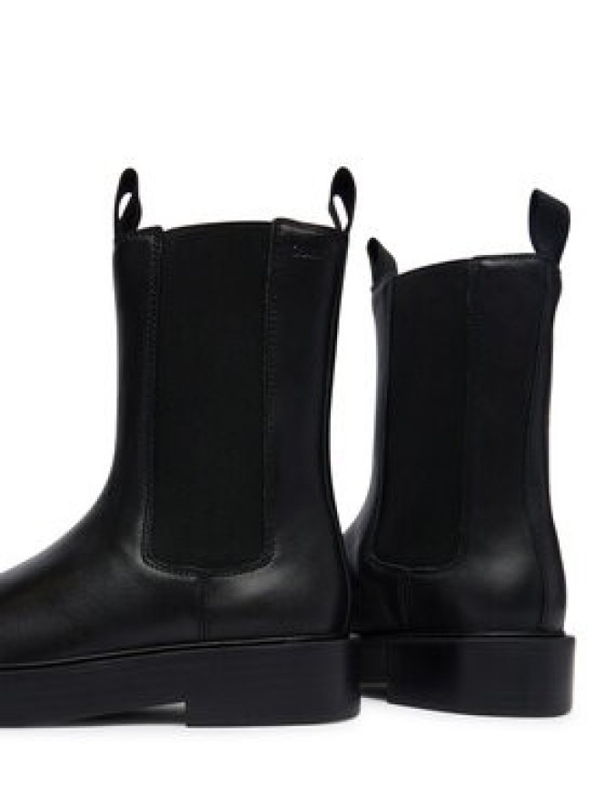 Calvin Klein Sztyblety Convate Welt Chelsea Lth YW0YW01905 Czarny