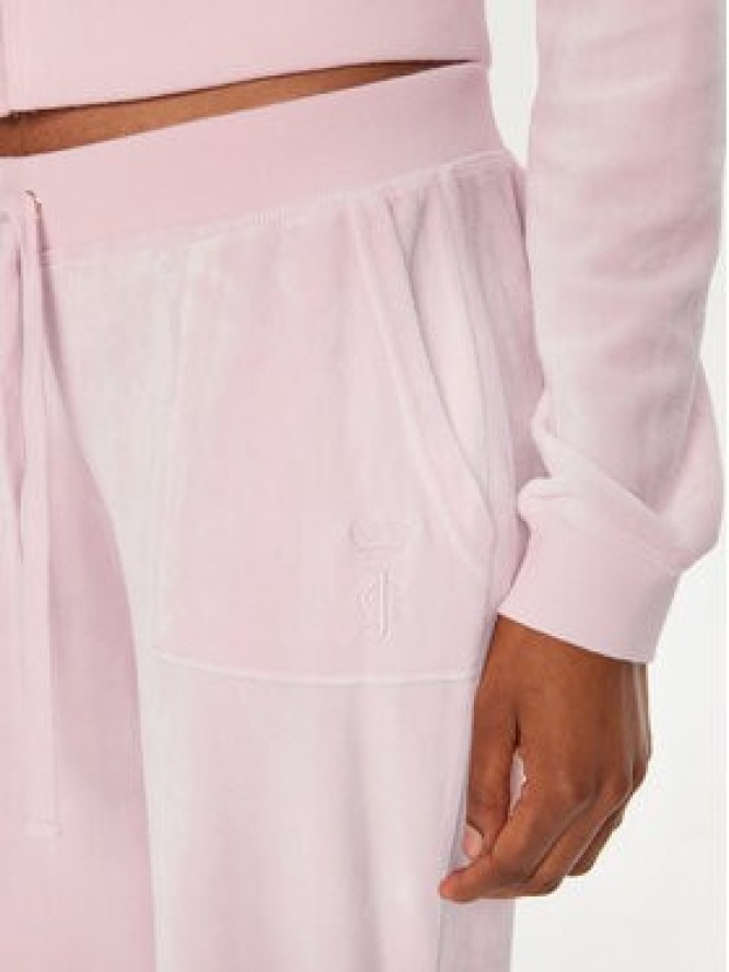 Juicy Couture Spodnie dresowe Caisa JCSEBJ008 Różowy Slim Fit