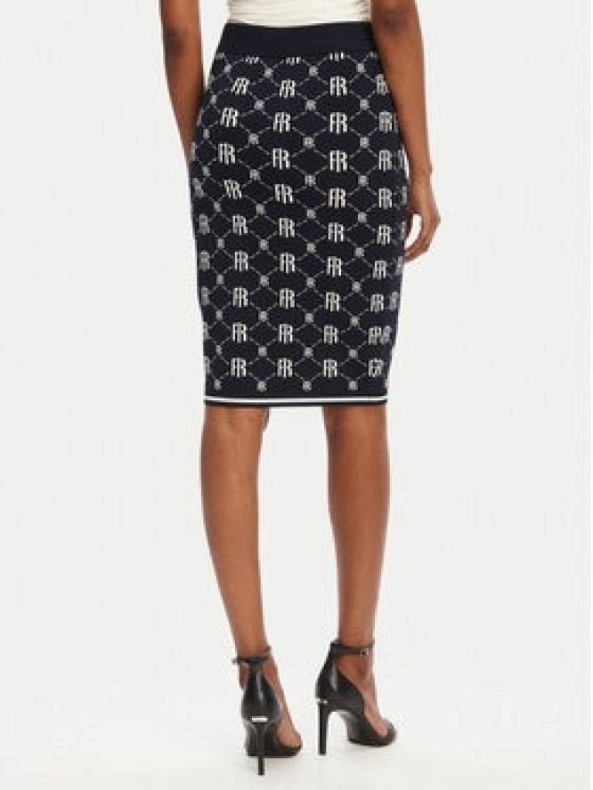 Fracomina Spódnica ołówkowa FR25WG4009K414F8 Granatowy Slim Fit