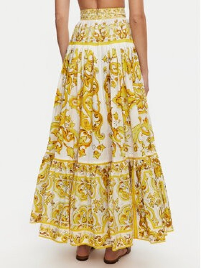 Dolce&Gabbana Spódnica maxi F4CX0T HH5A5 Żółty Regular Fit