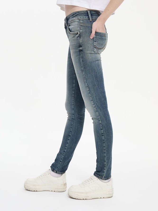 LTB Dżinsy "Molly" - Skinny fit - w kolorze niebieskim rozmiar: W33/L36