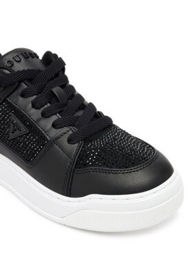 Guess Sneakersy FLTDL2 LEA12 Czarny