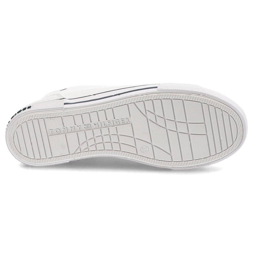 Białe Trampki Tommy Hilfiger Klasyczne Buty Damskie