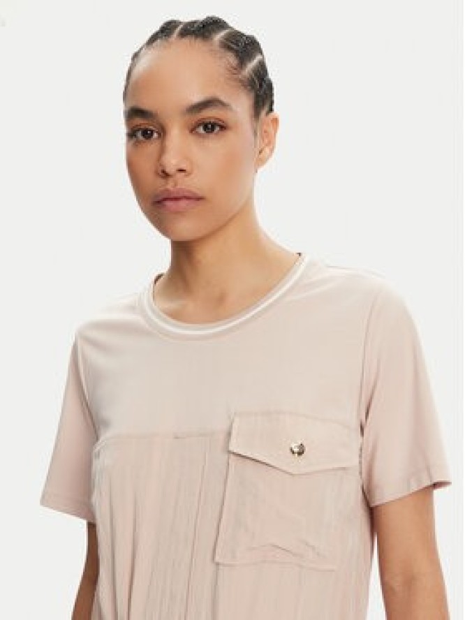 Liu Jo Sport Sukienka codzienna TA5128 T2921 Beżowy Regular Fit