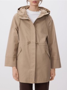 Kurtka z kapturem - beżowy