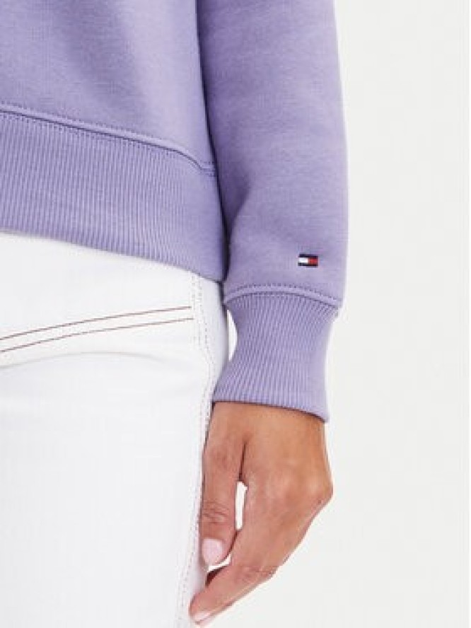 Tommy Hilfiger Bluza WW0WW39791 Fioletowy Relaxed Fit