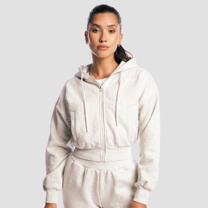 Bluza damska fitness z kapturem Base