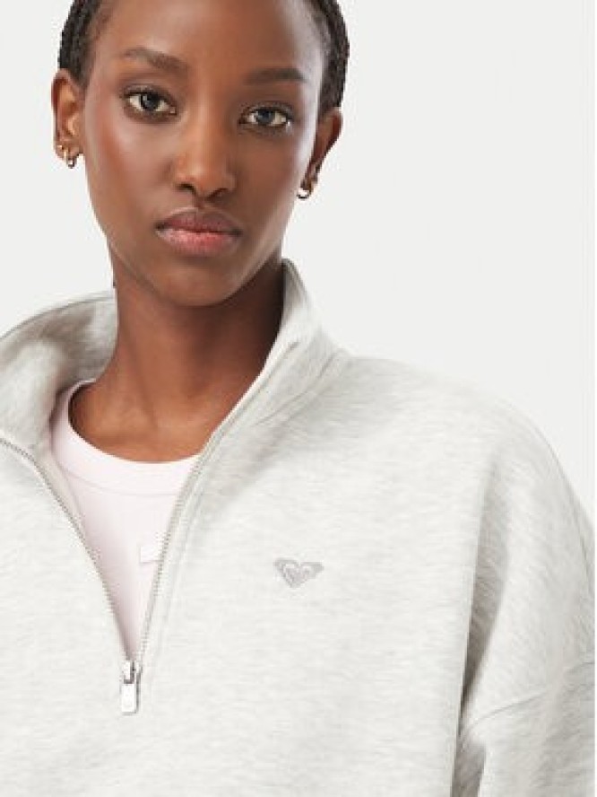 Roxy Bluza Everfree ERJFT05137 Szary Regular Fit
